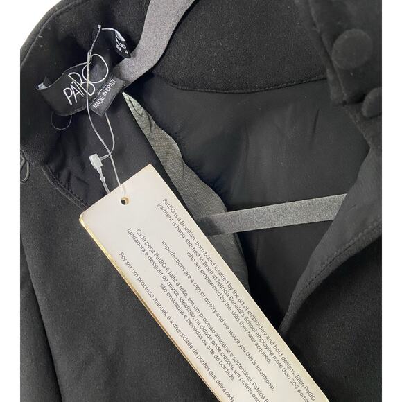 PatBO Spiral One Sleeve Mini Dress Mesh Statement Party Cocktail Luxe NYE Sz 4 - Picture 7 of 10